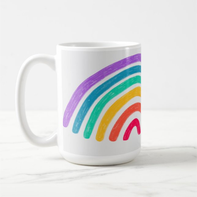 Kärlek är Kärlek Pridets Alla hjärtans dag Kaffemugg (Vänster)