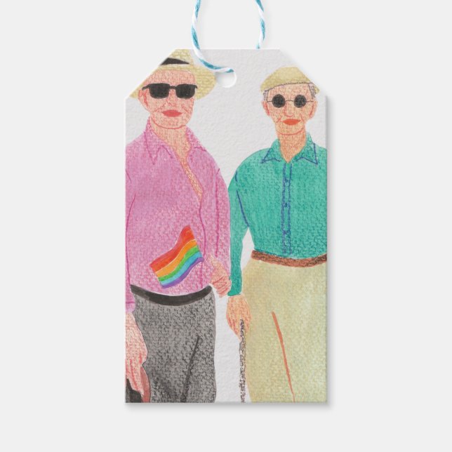 Kärlek är Kärlek Pridets Alla hjärtans dag Presentetikett (Framsidan)