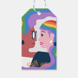 Kärlek är Kärlek Pridets Alla hjärtans dag Presentetikett