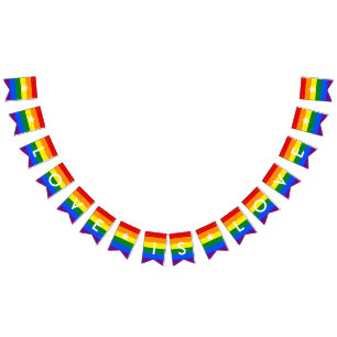 Kärlek är Kärlek Rainbow Flagga HBT Pride Bröllops