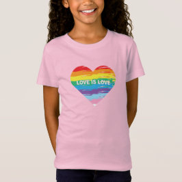 KÄRLEK är KÄRLEK Rainbow LGBTQIA Flagga, Pride T-S T Shirt