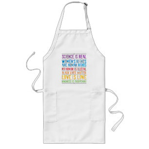 Kärlek är Kärlek Rainbow Pride Långt Förkläde