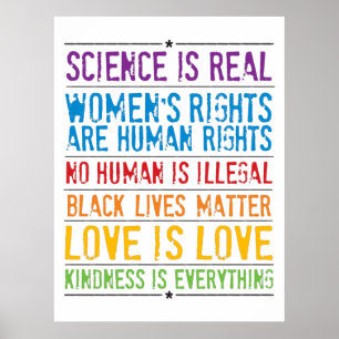 Kärlek är Kärlek Rainbow Pride Poster