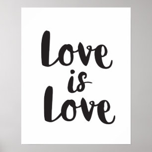 Kärlek är Kärlek som säger Kärlek art av Kärlek i Poster