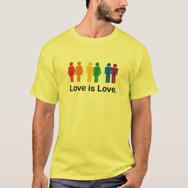 Kärlek är kärlek t-shirt (Framsida)