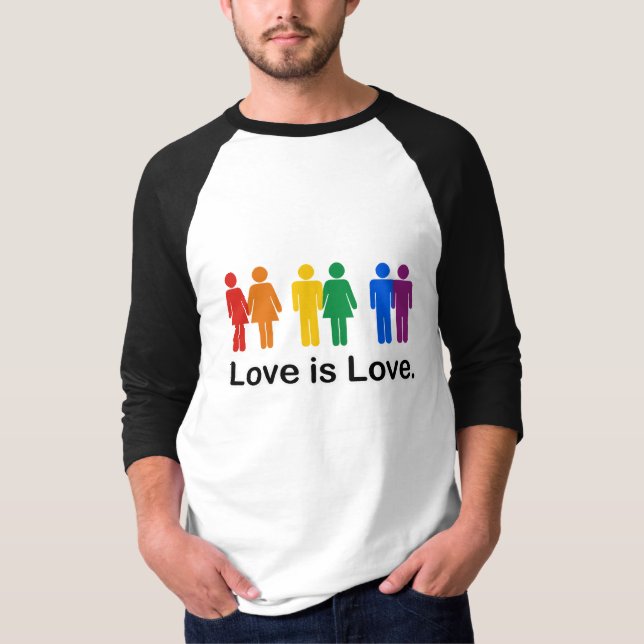 Kärlek är kärlek t-shirt (Framsida)