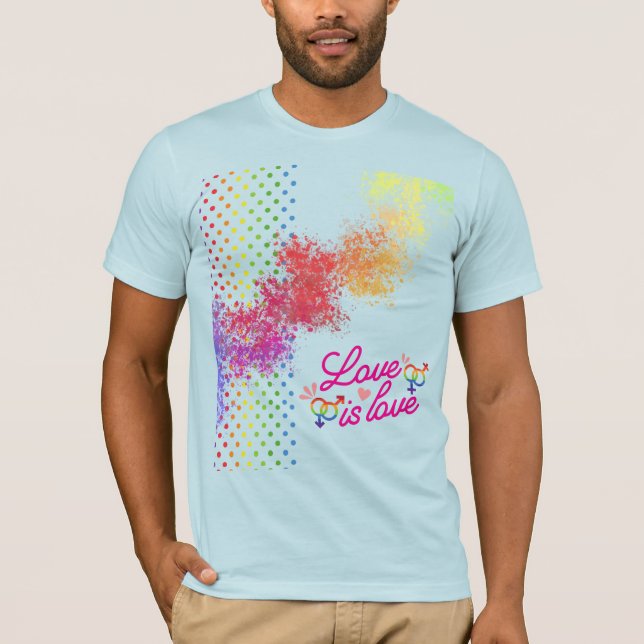 Kärlek är Kärlek T Shirt (Framsida)