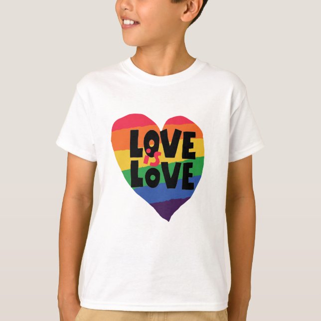 Kärlek är Kärlek T Shirt (Framsida)