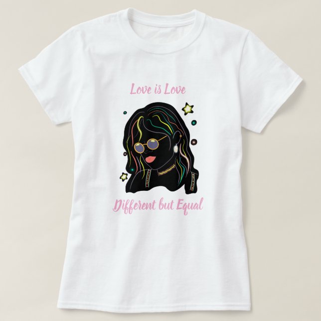 Kärlek är kärlek  t shirt (Design framsida)