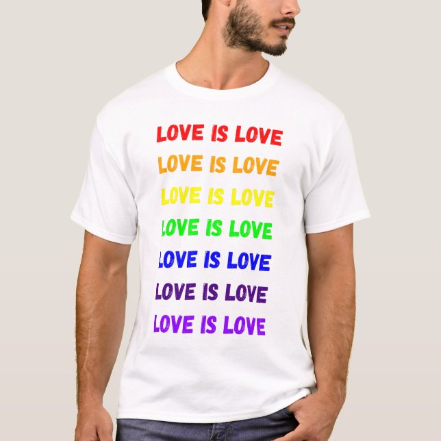Kärlek är Kärlek T Shirt (Framsida)