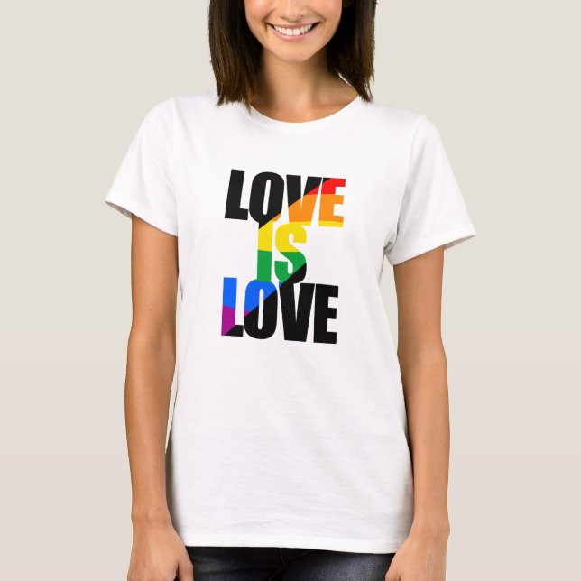 KÄRLEK ÄR KÄRLEK T SHIRT (Framsida)