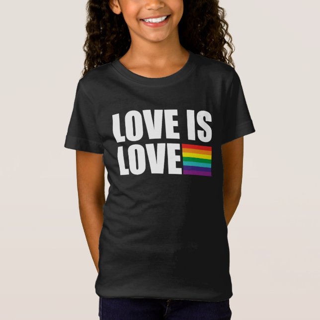 Kärlek är Kärlek T Shirt (Framsida)
