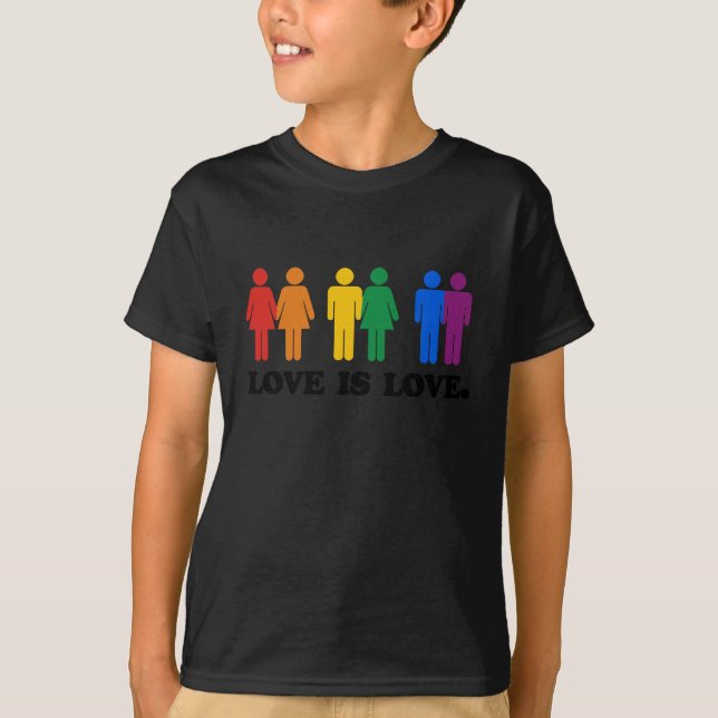 Kärlek är kärlek tee shirt (Framsida)