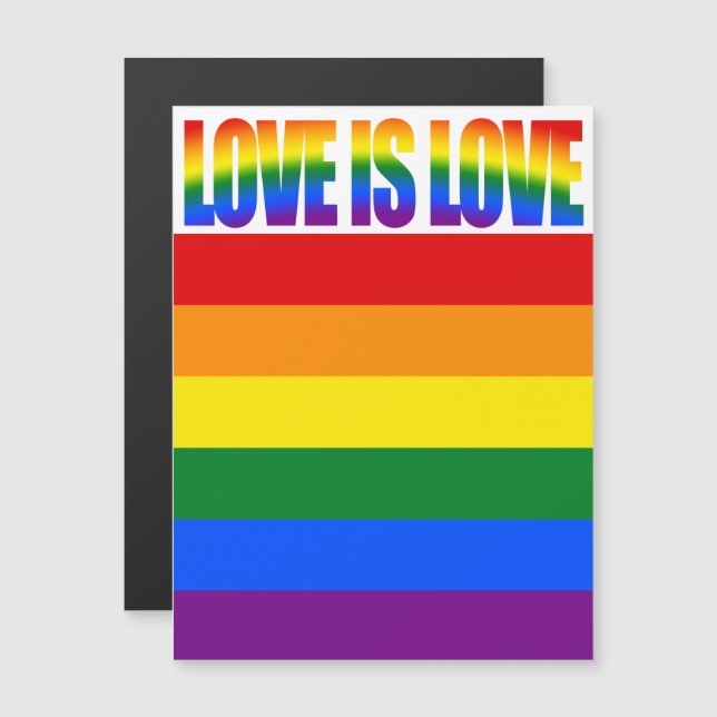 Kärlek är Kärlek Text Gay pride HBT Rainbow Flagga (Fram/baksida)