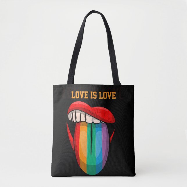 Kärlek är Kärlek Totebag Tygkasse (Framsida)