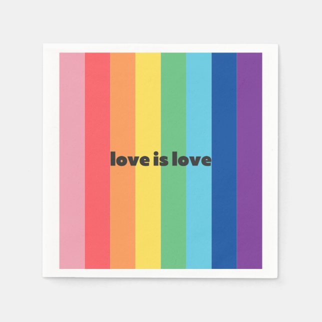 Kärlek är Kärlek Vin Pappersservett (Framsidan)