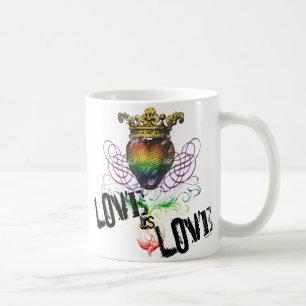 Kärlek är kärlekmuggen kaffemugg