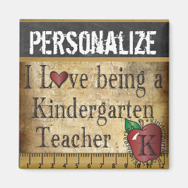 Kärlek är Kindegarten Lärare Magnet