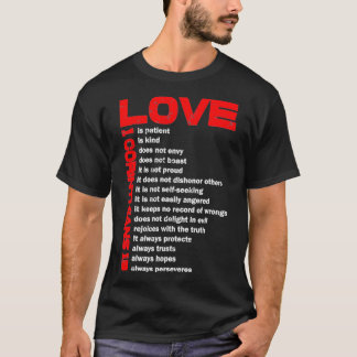 Kärlek är korintianer 1 t shirt