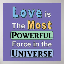 Kärlek är kraftfull Poster