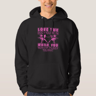 Kärlek är kroppen du är i när du arbetar för blode hoodie