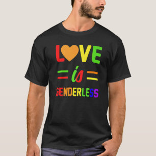 Kärlek är Lesbisk Gay Bisexual-Pridet HBT-T utan k T Shirt