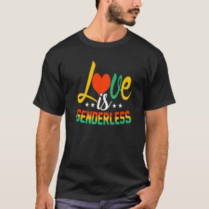 Kärlek är Lesbisk Gay Bisexual-Pridet HBT-T utan k T Shirt
