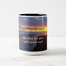 Kärlek är lik ett flodspring in i havet