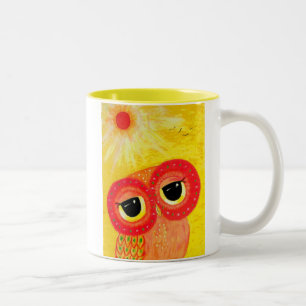 Kärlek är lik solen Två-Tonad mugg