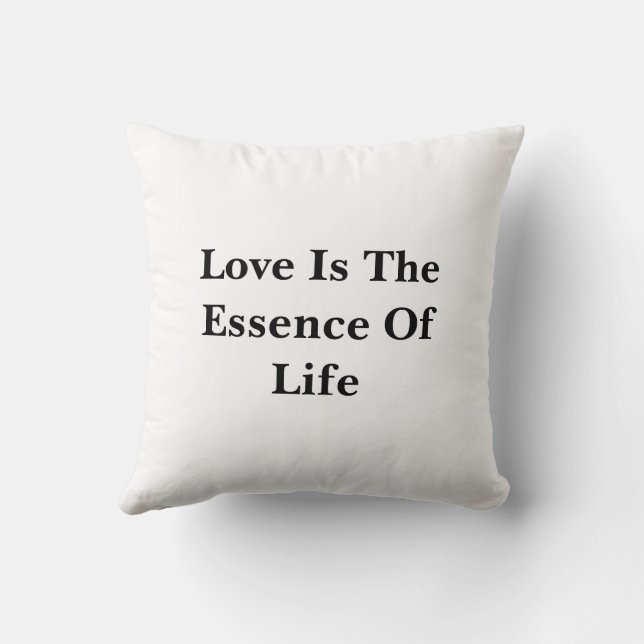 Kärlek är livets centrum Cushion Cover Kudde (Baksida)