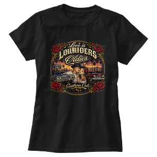 Kärlek är Lowriders och oldies T Shirt