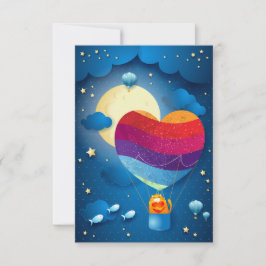 Kärlek är med i luft inbjudan