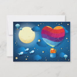 Kärlek är med i luft inbjudan