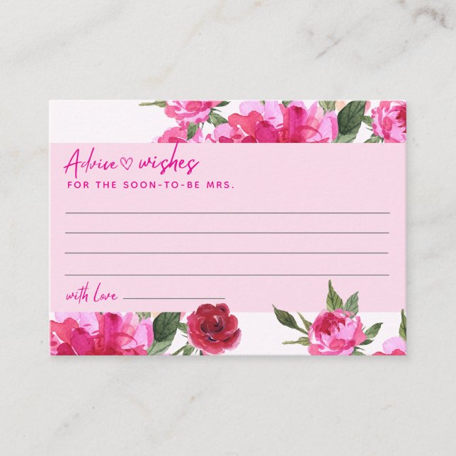 Kärlek är med i luft Möhippa Advice och Önskemål Tilläggskort (Framsida)