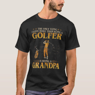 Kärlek är mer än Golfer en morfar V T Shirt