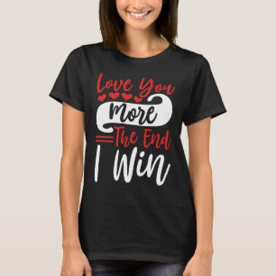 Kärlek är mer det sista jag vunnit, den fina Par T Shirt