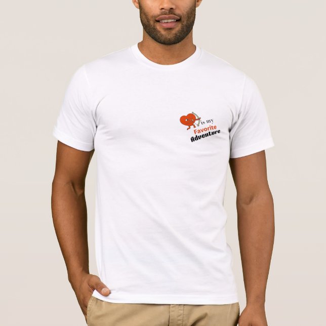 "Kärlek är min favorit Äventyr T-Shirt - Cupid (Framsida)
