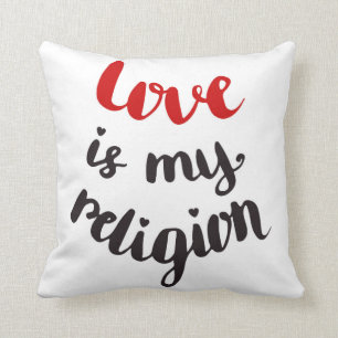 Kärlek är min religion kudde