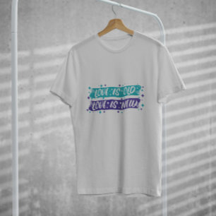 Kärlek är nytt t shirt