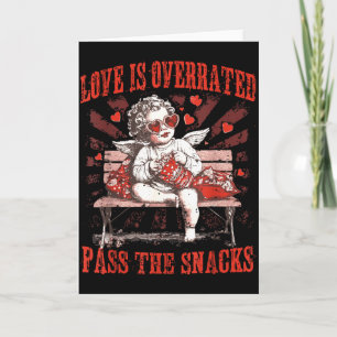 Kärlek är överskattat P The Snacks Rolfig Cupid Va Kort