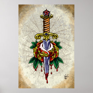 Kärlek är Pain Poster