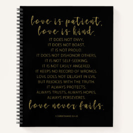 Kärlek är patient, 1 korintianer 13:4-8