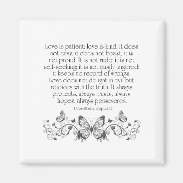 Kärlek är patient, Kärlek är Kind Magnet (Framsidan)