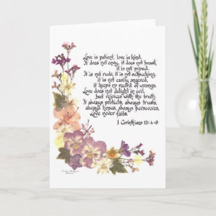 Kärlek är patient kort