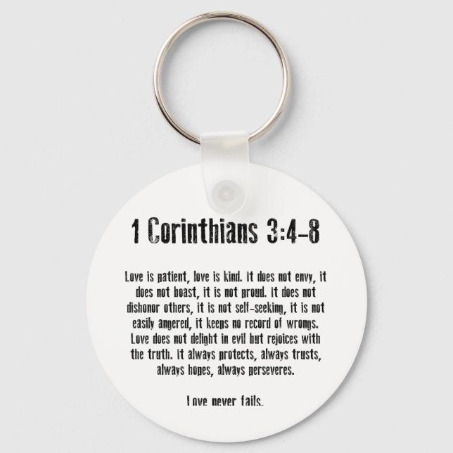 Kärlek är Patient Nyckelring (Framsida)