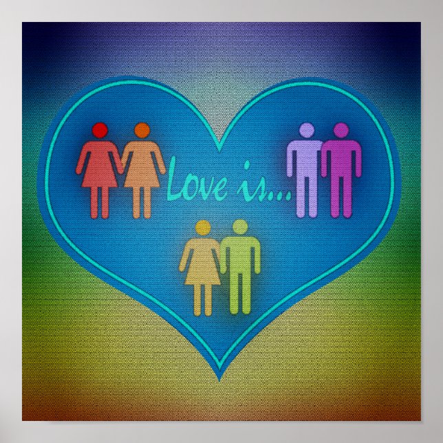 Kärlek är.. poster (Framsidan)