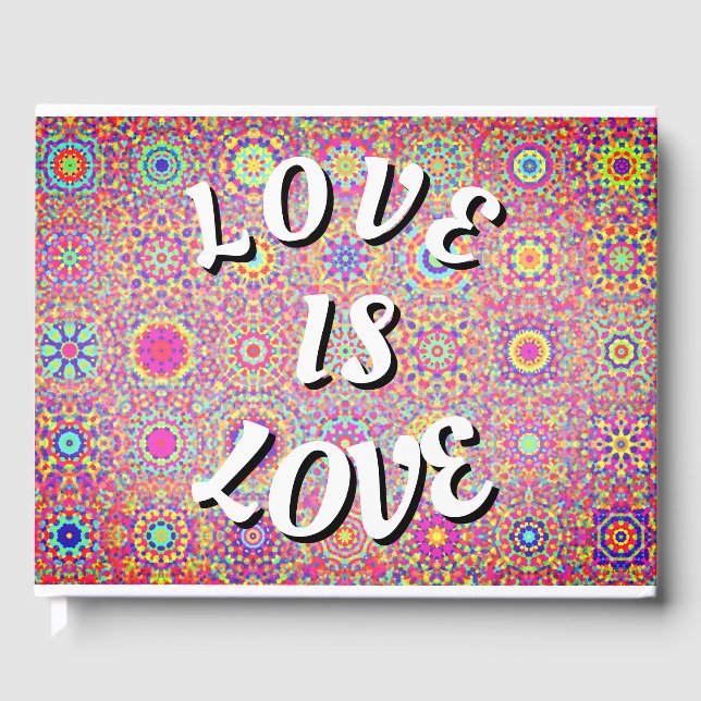 Kärlek är Pridet Kärlek Gästböcker (Framsida)