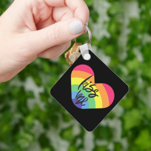 kärlek är rättvist i pride. nyckelring