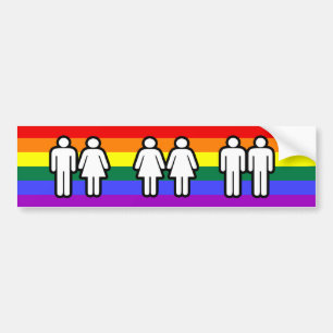 Kärlek är regnbågen Kärlek Gay pride Bildekal