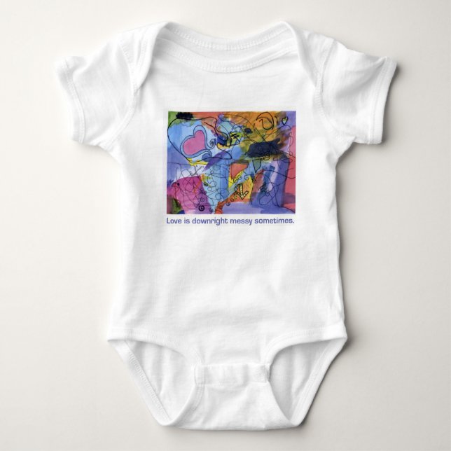 kärlek är riktigt smutsig t shirt (Framsida)